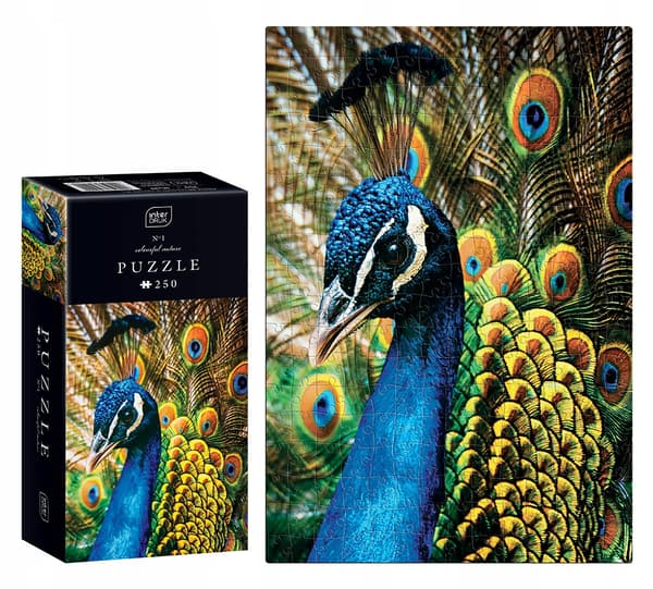 Puzzle 250 Värikäs luonto 1 Riikinkukko