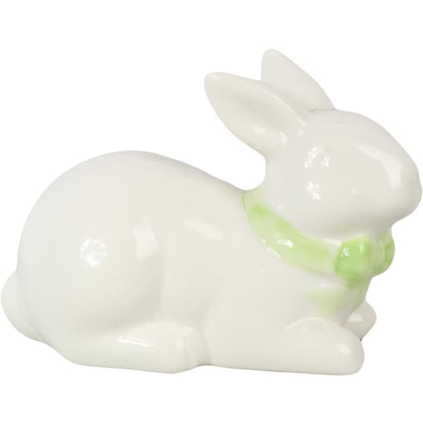 Keramik harefigur, hvid, JH-101017