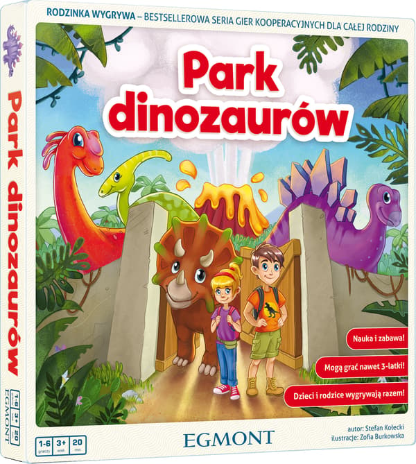 Dinosaurieparken. Brädspel. Egmont-spel