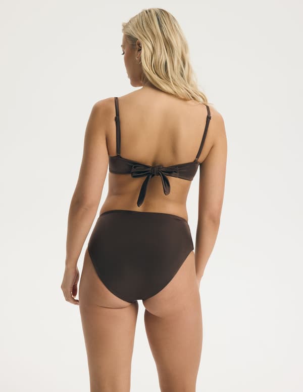 GODDESS Esotiq bikinitrosor | mörkbrun S