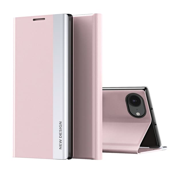 iPhone 16e Sleep Cover Pro med Flip Stand - Lyserød