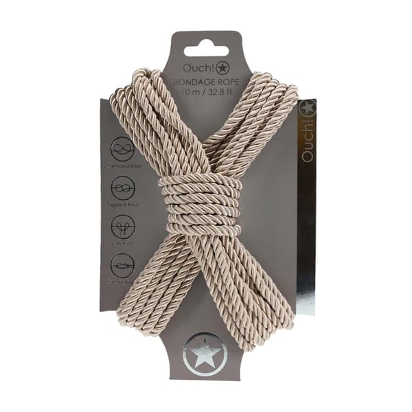 Polyester Bondage Rep - 10 m - Guld