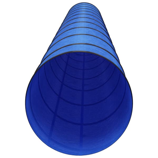 vidaXL hundetunnel blå Ø 55x500 cm polyester