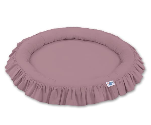 Rede med flæse - retro pink