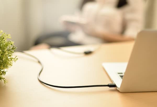 USB-kabelforlængerledning 2m sort