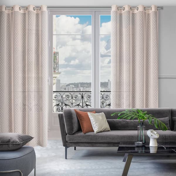Valmisverho 140x250 Hania pinkki