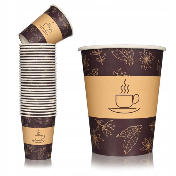 Pappmugg med tryck 250ml 50 st plastfria SUP-muggar