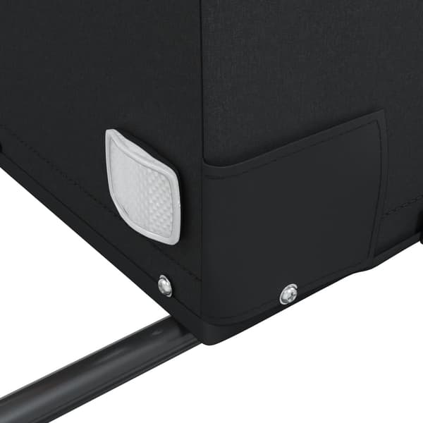 vidaXL cykelanhænger, sort, 45 kg, jern