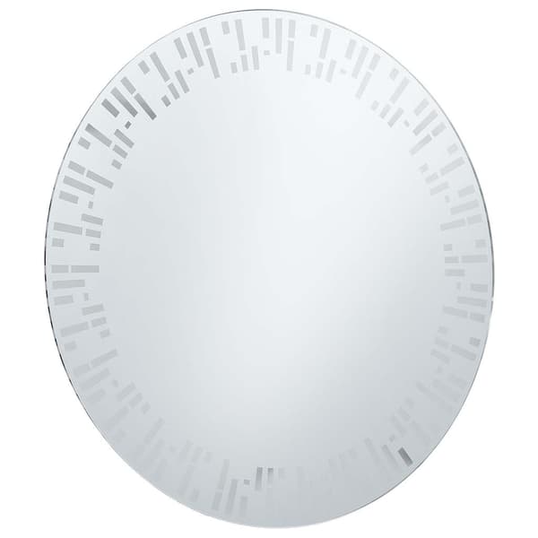 vidaXL Badrumsspegel med LED, 70 cm