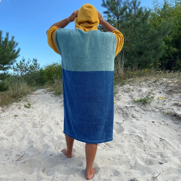 Surfponcho California - bomull M DAM längd 105cm