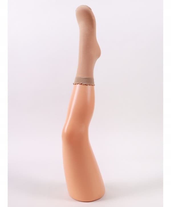 Glatte strømper 2-pak 20 den one size nøgen beige N030M