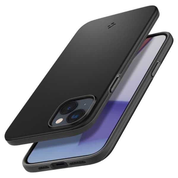Spigen Tunt Passformsskal till iPhone 14 Plus, Svart