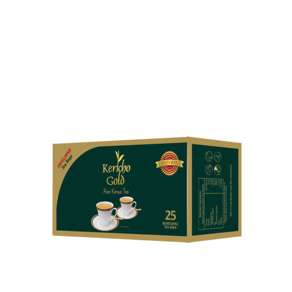 KERICHO GOLD Svart te 25 bitar, enkelförpackning