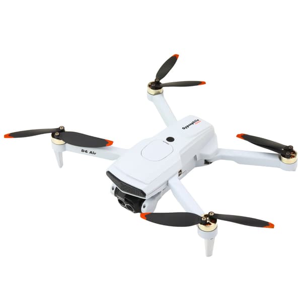 D6 PRO Drone Kamera LED Lys App Lysegrå