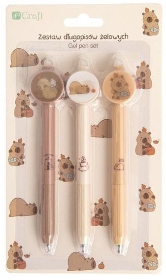 Capybara gelpenne blå 3 stk.