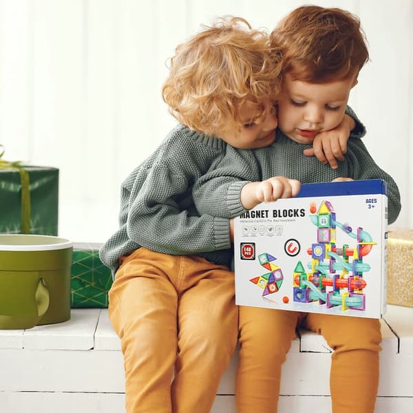 [paket] Magnetiska block 148 st. Kulspår U864