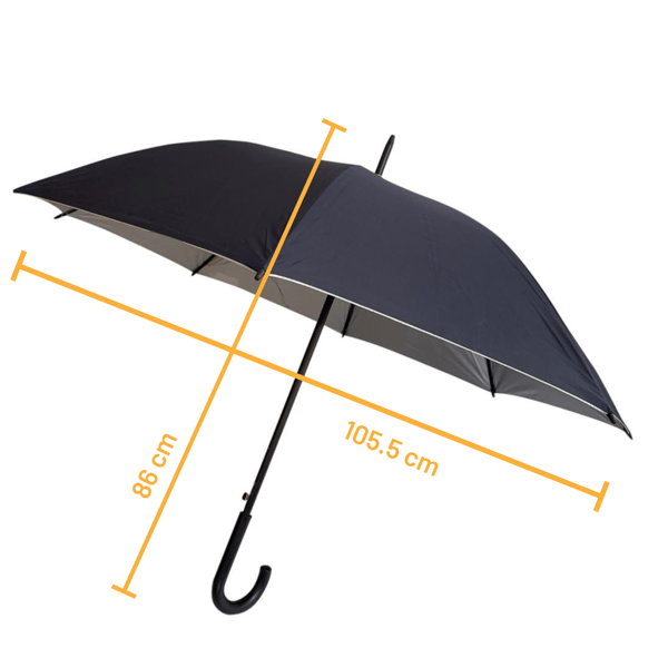 LANG AUTOMATISK PARAPLY (BLANDING AF FARVER)