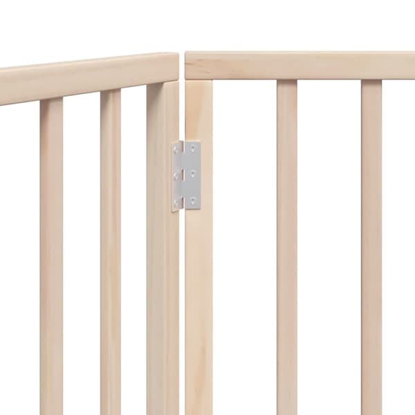 vidaXL foldbart sikkerhedsgitter til hunde, 3 paneler, 150 cm
