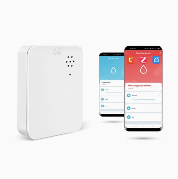 Zigbee TUYA SmartLife NY oversvømmelsessensor med lydalarm