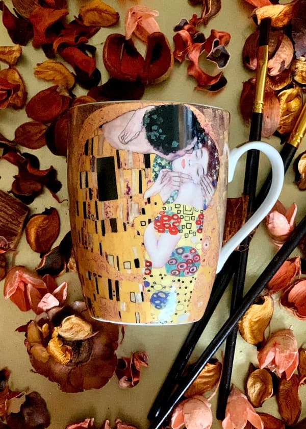 Klimt Kyssen Porslinsmugg 350 ml