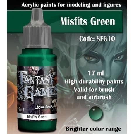 SFG-10-asteikon väri Misfits Green