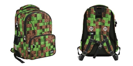 2-lokeroinen reppu 17" BP76 PIXEL CUBES