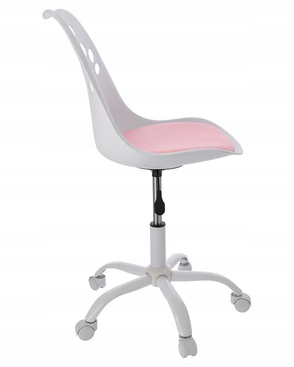 JOY stol hvid og pink