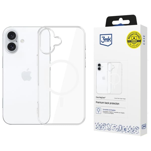 3MK Clear MagCase-etui til iPhone 17