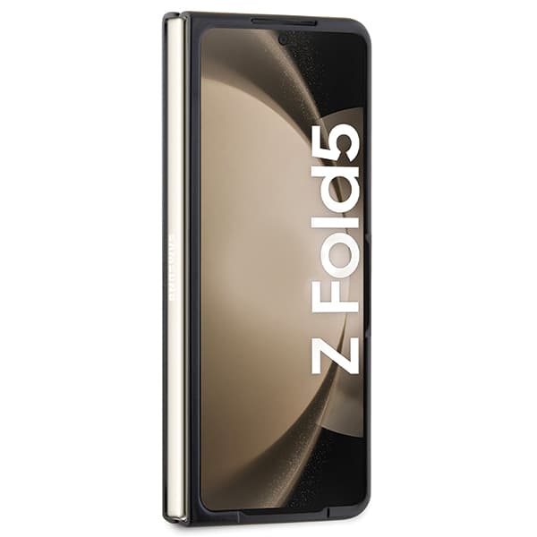 BMW Læderetui i Carbon til Galaxy Z Fold5, Sort