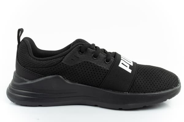 Puma Jr Wired Textile Løbesko Sort [374216 01] Størrelse 30