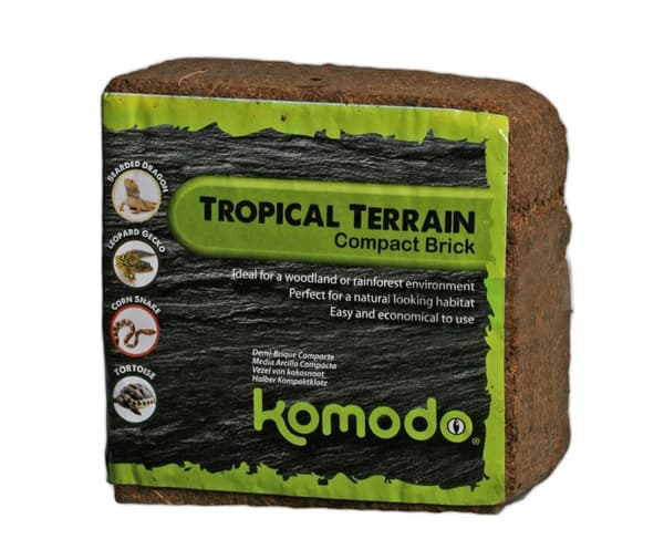 Komodo Tropical Terrain Brick M - kokosfibersubstrat 4l
