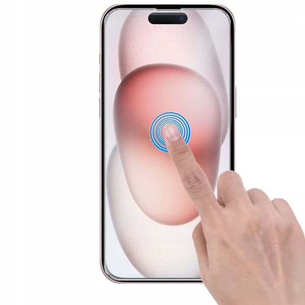 3x Härdat glas för Apple iPhone 15 9H glas | 3-pack