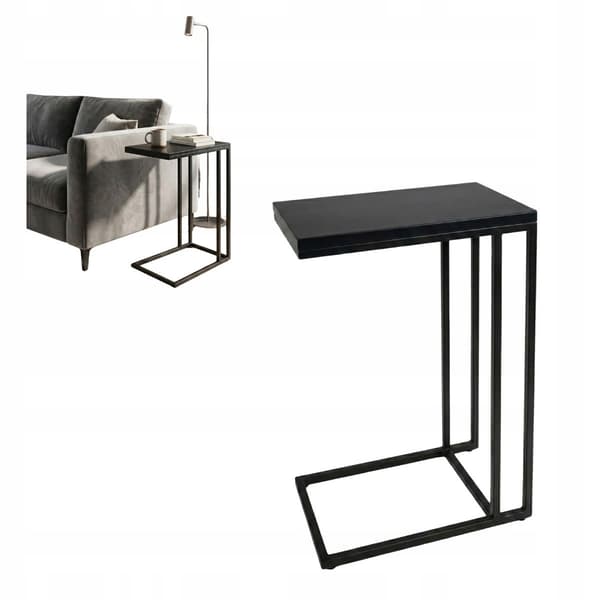 Sidesofabord sort Reims 40x25x60cm
