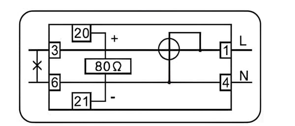 Elmåler Enfaset Strømmåler 1F 5(45)A 230V VCX