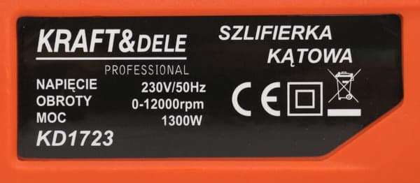 Vinkelsliber 1300W KD1723
