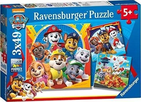 Børnepuslespil 3x49 Paw Patrol