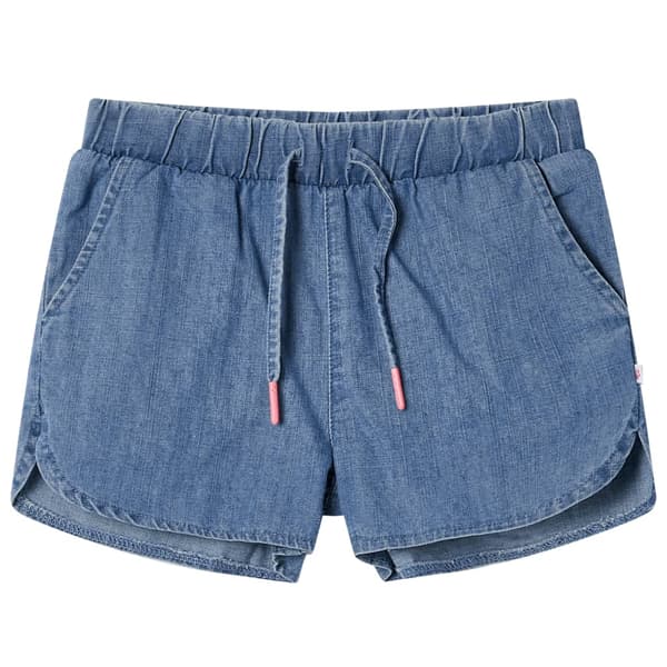Lasten shortsit, denim-siniset, 140