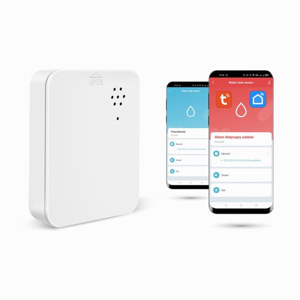 TUYA SmartLife NY WiFi oversvømmelsessensor med lydalarm