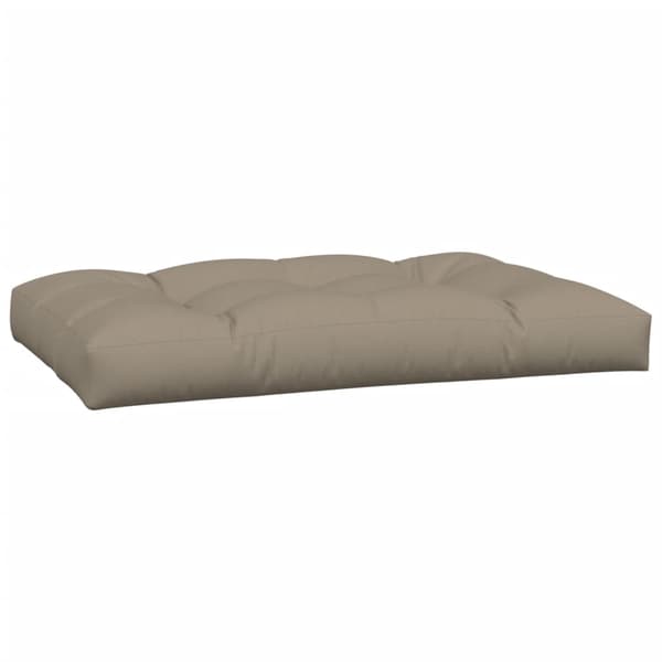 vidaXL Pallsoffkuddar, 2 st, Taupe, Tyg