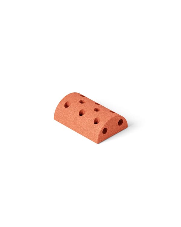 MODU - blok rund - sensorisk skumblok, orange