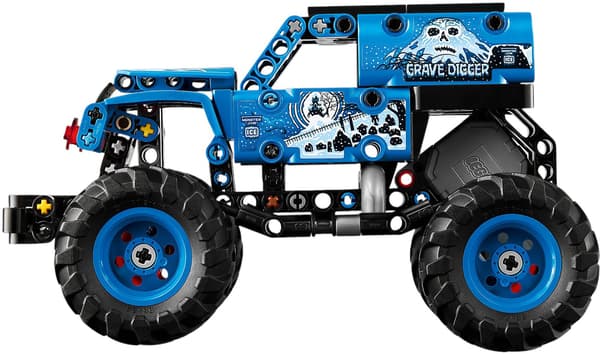 LEGO Technic Monster Jam Gravgrävare Eld & Is 263-delars set (42219)