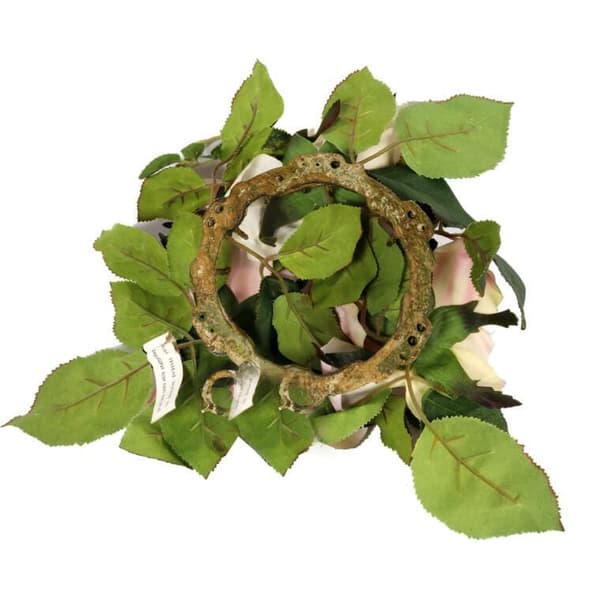 Romantisk krans med violette roser, diameter 20 cm