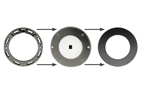 Indbygget LED-møbellampe 3W IR-sensor rustfrit stål 3000K SLL02