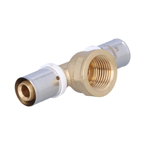 Presset T-stykke GW 16mm x 1/2 online
