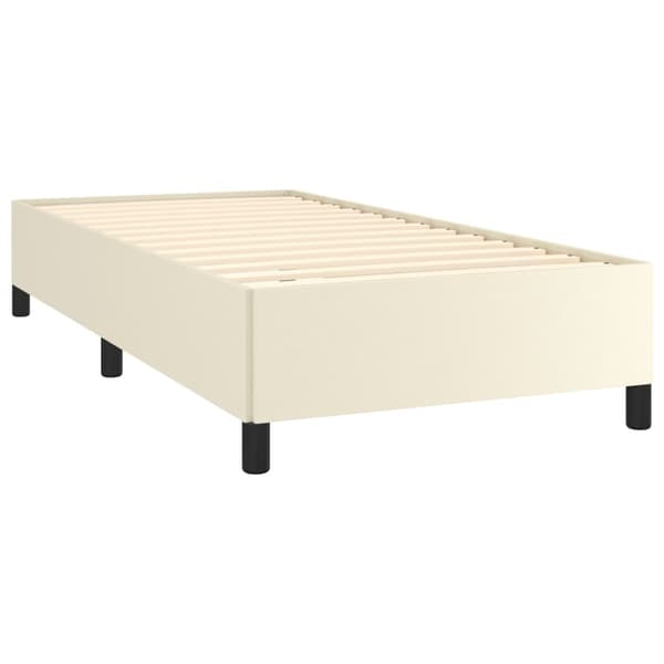 vidaXL Kermanvärinen tekonahkasängynrunko 80x200 cm