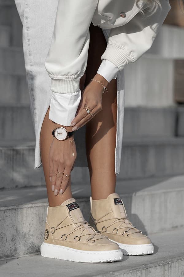 Lee Cooper Naisten Urheilukengät Beige 37