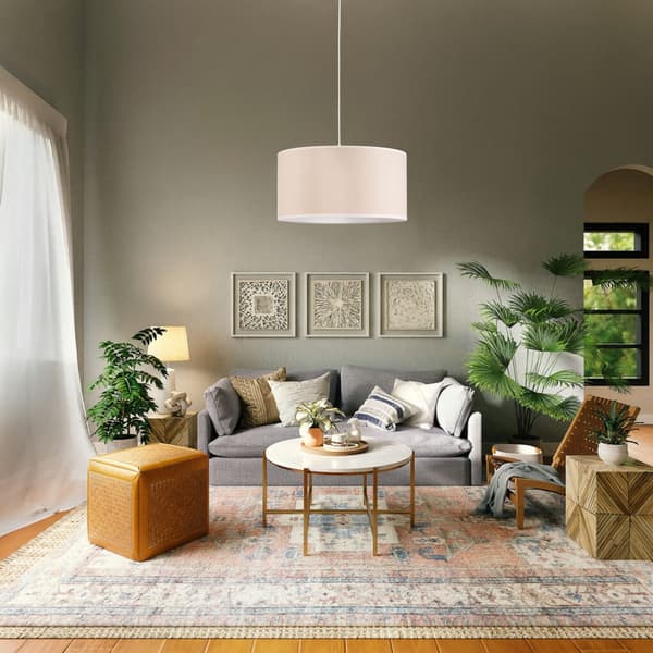 Tornado BAD1 lampa, beige sammet