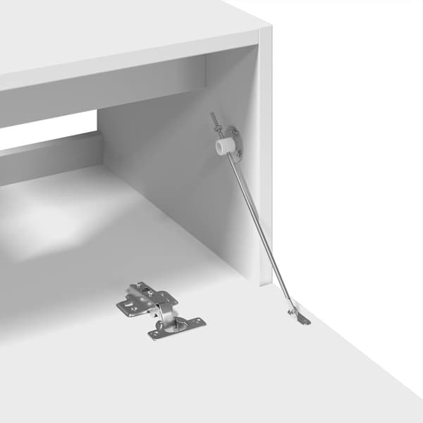 vidaXL håndvaskskab hvid 59x37x59 cm træbaseret materiale