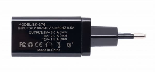 Quick Charge 3.0 -seinälaturi KD1237