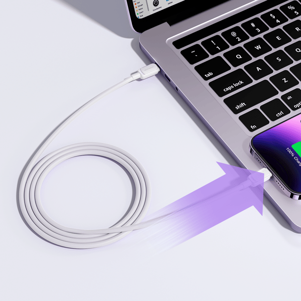 iPhone USB-C - Lightning-kaapeli 20W 1.2m valkoinen